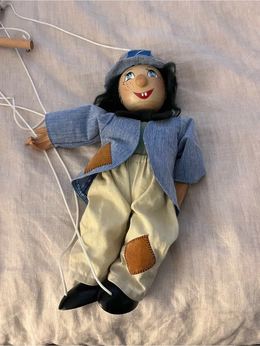 Handcrafted Marionette Puppet - Kids Toy